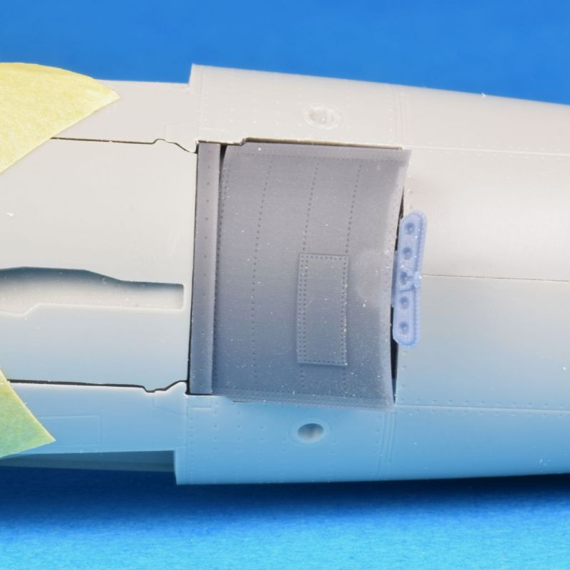 F-104 Drag Chute Bay and Canister (for Kinetic F-104 kits)